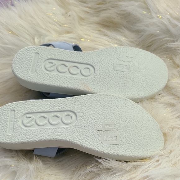 Ecco Women's Light Blue Sandals - Picture 6 of 8